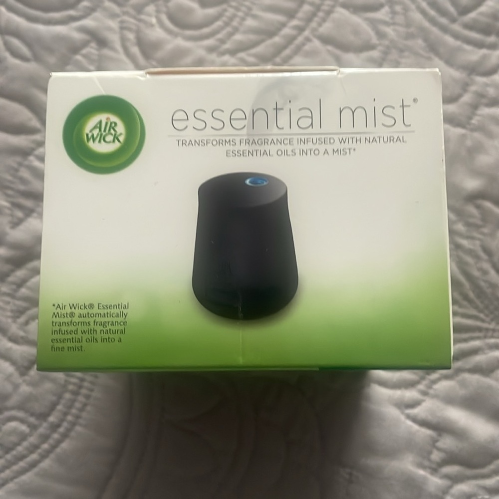 New Air Wick Essential Mist Diffuser + 2 mist refill Bundle Set - Picture 7 of 12